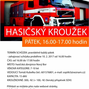 Hasičský kroužek: nově otevřen