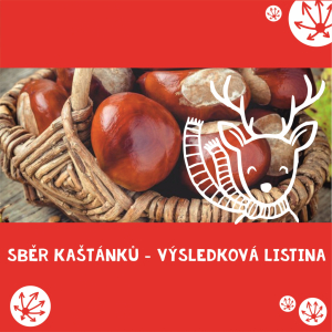 SBĚR KAŠTÁNKŮ - Výsledková listina