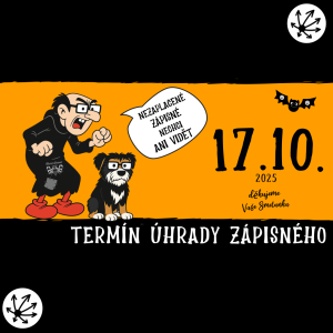 TERMÍN ÚHRADY ZÁPISNÉHO